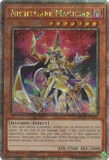 Nightmare Magician (Quarter Century Secret Rare) (DUNE-EN025), Duelist Nexus — Yu-Gi-Oh! card price