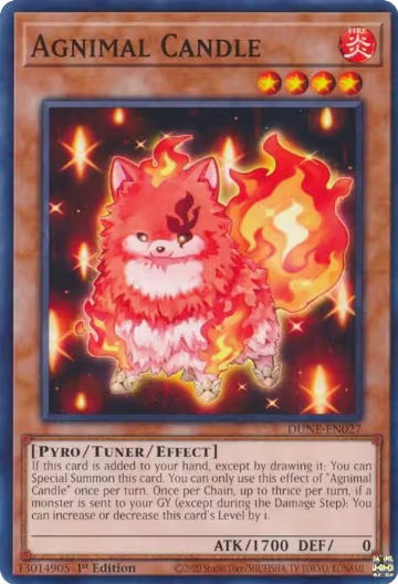 Agnimal Candle (DUNE-EN027), Duelist Nexus — Yu-Gi-Oh! card price