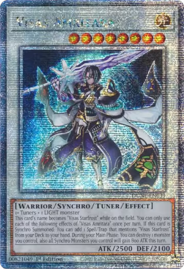 Visas Amritara (Quarter Century Secret Rare) (DUNE-EN039) — card price