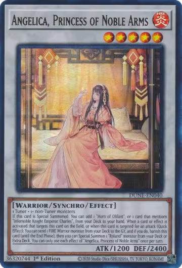 Angelica, Princess of Noble Arms (DUNE-EN040), Duelist Nexus — Yu-Gi-Oh! card price
