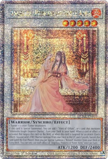 Angelica, Princess of Noble Arms (Quarter Century Secret Rare) (DUNE-EN040), Duelist Nexus — Yu-Gi-Oh! card price