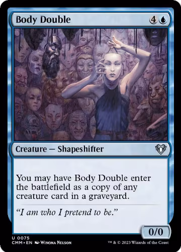Body Double (75), Commander Masters — Magic card price
