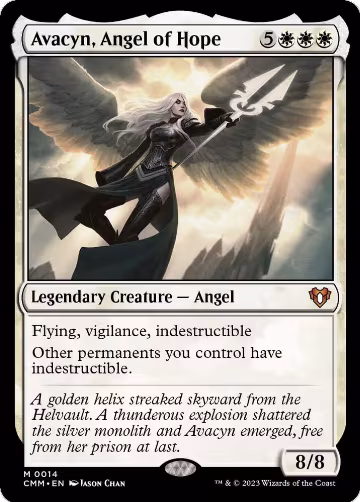 Avacyn, Angel of Hope (14), Commander Masters — Magic card price