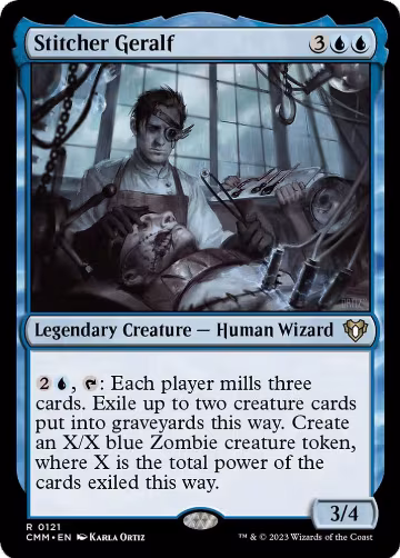 Stitcher Geralf (121), Commander Masters — Magic card price