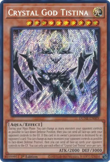 Crystal God Tistina (DUNE-EN089), Duelist Nexus — Yu-Gi-Oh! card price