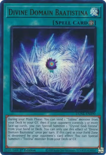 Divine Domain Baatistina (DUNE-EN090), Duelist Nexus — Yu-Gi-Oh! card price