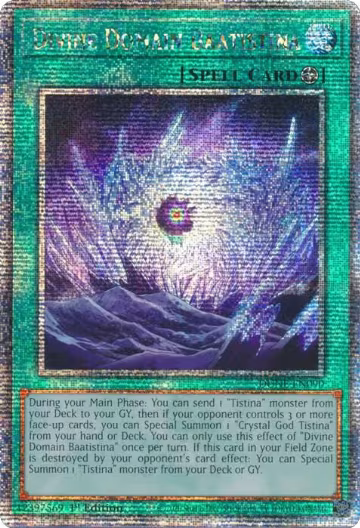 Divine Domain Baatistina (Quarter Century Secret Rare) (DUNE-EN090), Duelist Nexus — Yu-Gi-Oh! card price