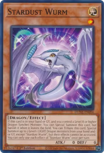 Stardust Wurm (DUNE-EN094), Duelist Nexus — Yu-Gi-Oh! card price
