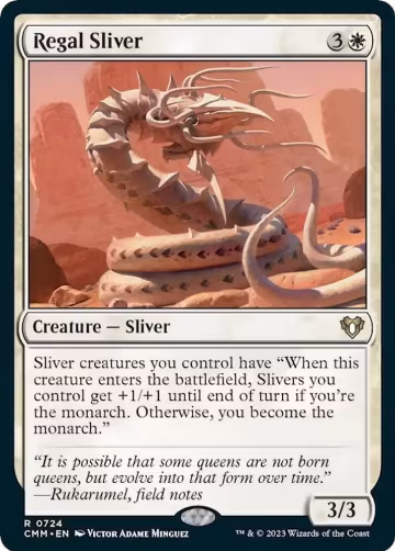 Regal Sliver (724), Commander Masters — Magic card price