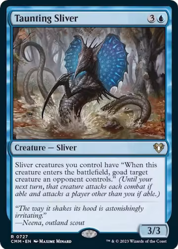 Taunting Sliver (727), Commander Masters — Magic card price