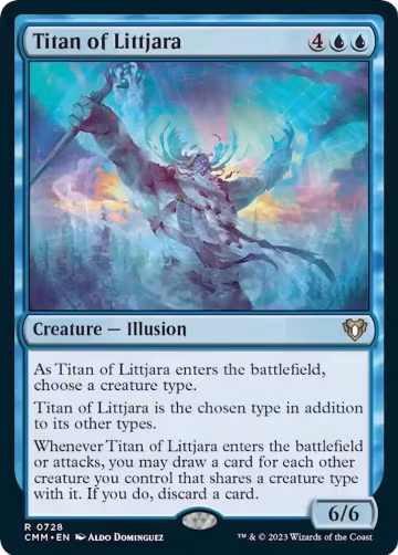 Titan of Littjara (728), Commander Masters — Magic card price