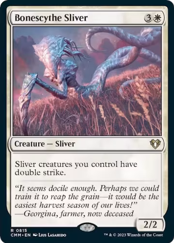 Bonescythe Sliver (815), Commander Masters — Magic card price