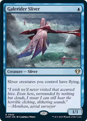 Galerider Sliver (849), Commander Masters — Magic card price