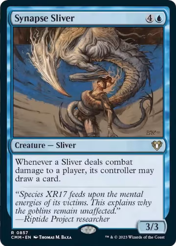 Synapse Sliver (857), Commander Masters — Magic card price