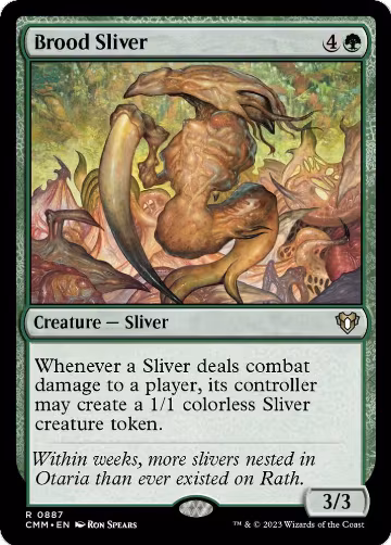 Brood Sliver (887), Commander Masters — Magic card price