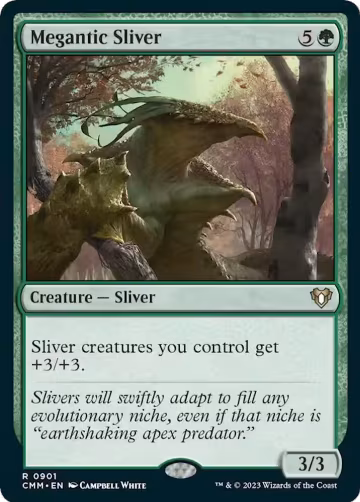 Megantic Sliver (901), Commander Masters — Magic card price