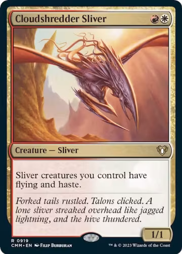 Cloudshredder Sliver (919), Commander Masters — Magic card price