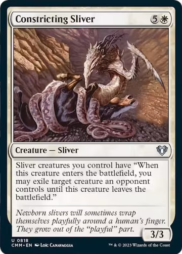 Constricting Sliver (818), Commander Masters — Magic card price