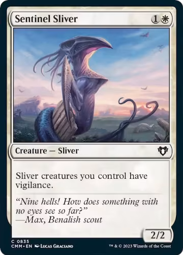 Sentinel Sliver (835), Commander Masters — Magic card price