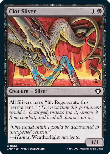 Clot Sliver (861), Commander Masters — Magic card price
