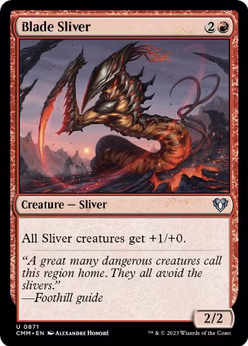 Blade Sliver (871), Commander Masters — Magic card price