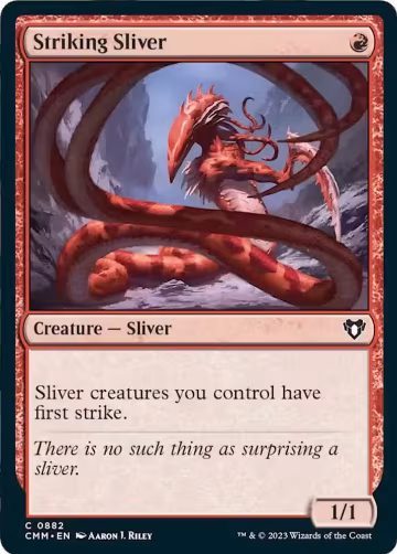 Striking Sliver (882), Commander Masters — Magic card price
