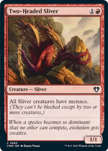 Two-Headed Sliver (883), Commander Masters — Magic card price