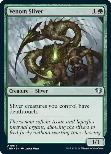 Venom Sliver (914), Commander Masters — Magic card price