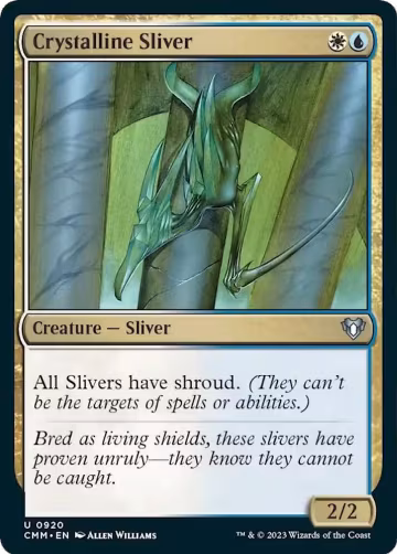 Crystalline Sliver (920), Commander Masters — Magic card price