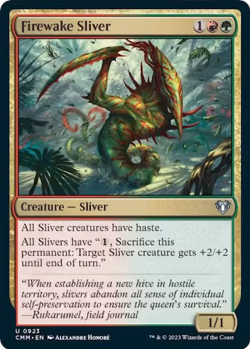 Firewake Sliver (923), Commander Masters — Magic card price