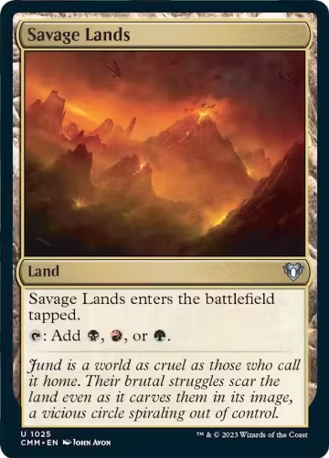 Savage Lands (1025), Commander Masters — Magic card price
