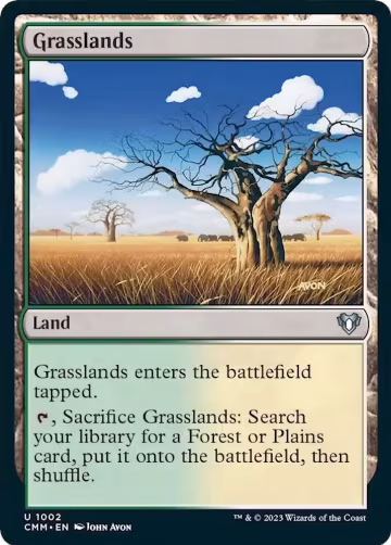 Grasslands (1002), Commander Masters — Magic card price