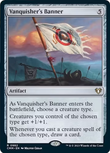 Vanquisher's Banner (982), Commander Masters — Magic card price