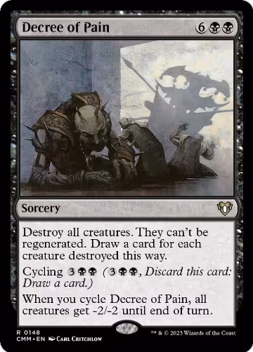 Decree of Pain (148), Commander Masters — Magic card price