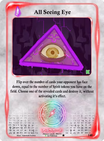 All-Seeing Eye (140), Spellbound Wings [Kickstarter Edition] — Akora card price