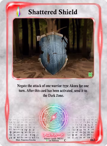 Shattered Shield (063), Spellbound Wings [Kickstarter Edition] — Akora card price
