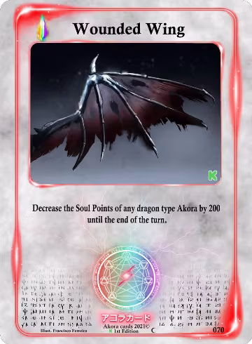 Wounded Wing (070), Spellbound Wings [Kickstarter Edition] — Akora card price