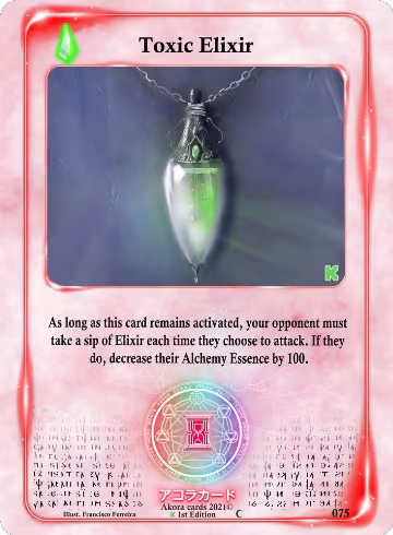 Toxic Elixir (075), Spellbound Wings [Kickstarter Edition] — Akora card price