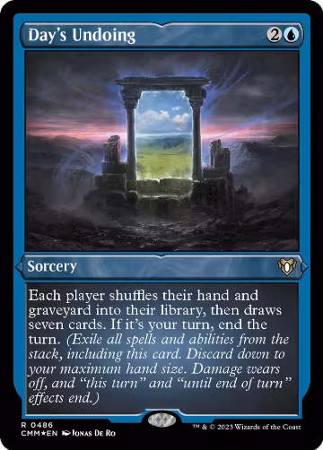 Day's Undoing (Foil Etched) (486), Commander Masters — Magic card price