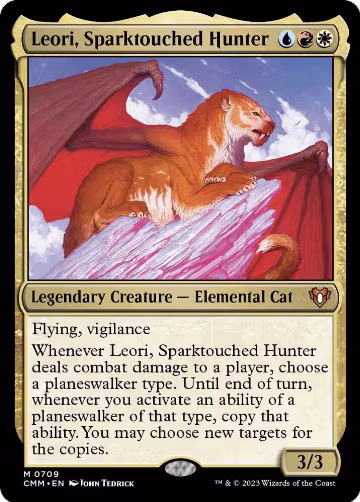 Leori, Sparktouched Hunter (709), Commander Masters — Magic card price