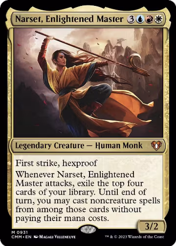 Narset, Enlightened Master (931), Commander Masters — Magic card price