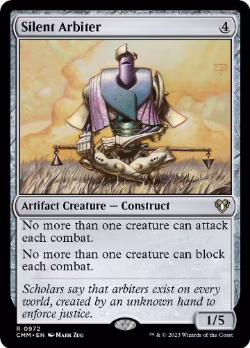 Silent Arbiter (972), Commander Masters — Magic card price