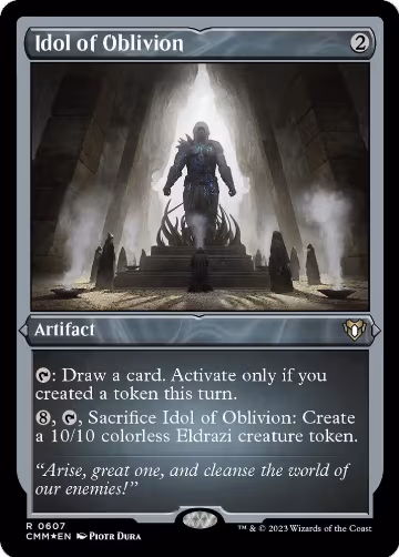 Idol of Oblivion (Foil Etched) (607), Commander Masters — Magic card price
