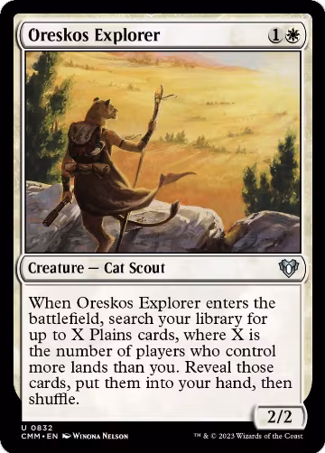 Oreskos Explorer (832), Commander Masters — Magic card price