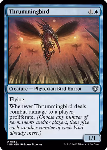 Thrummingbird (858), Commander Masters — Magic card price