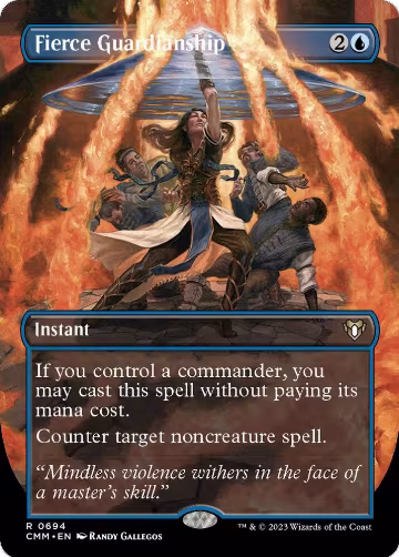 Fierce Guardianship (Borderless) (694), Commander Masters — Magic card price