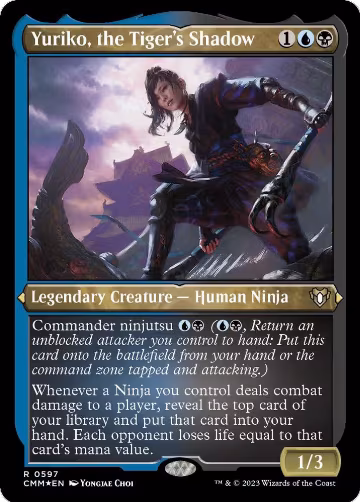 Yuriko, the Tiger's Shadow (Foil Etched) (597), Commander Masters — Magic card price