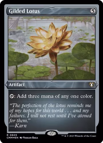 Gilded Lotus (Foil Etched) (605), Commander Masters — Magic card price