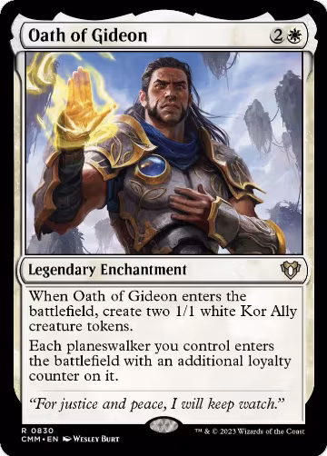 Oath of Gideon (830), Commander Masters — Magic card price