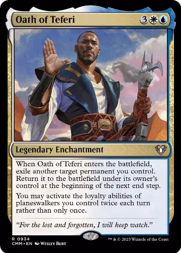 Oath of Teferi (934), Commander Masters — Magic card price